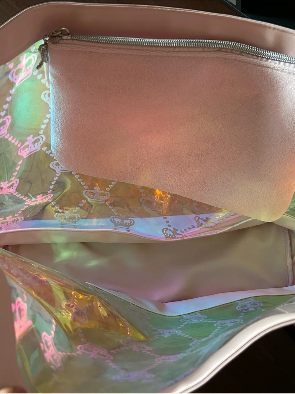 Juicy Couture iridescent clear